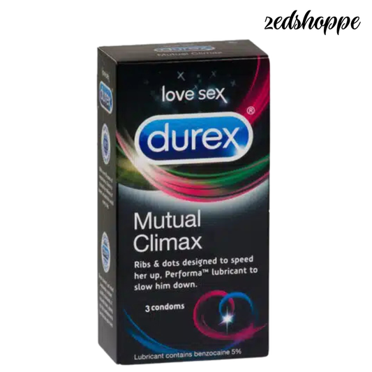 Durex Mutual Climax Condoms - ZEDSHOPPE.