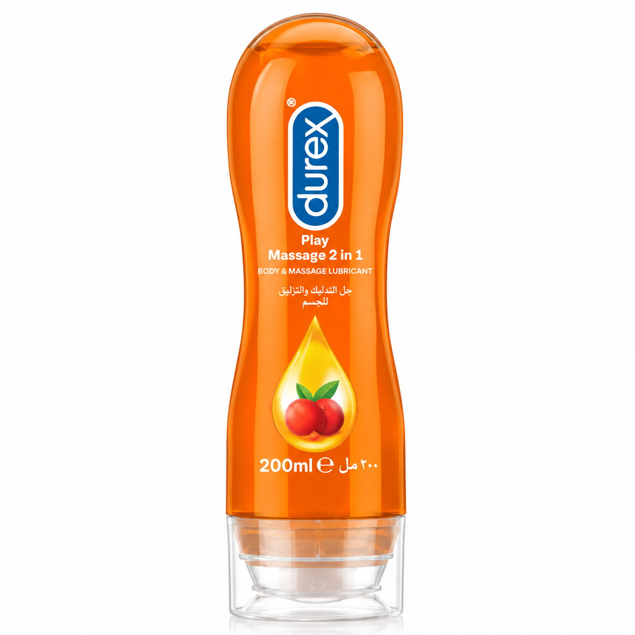 Durex Play Massage 2 in 1 Body & Massage Lubricant 200ml orange bottle - Pakistan - ZEDSHOPPE®