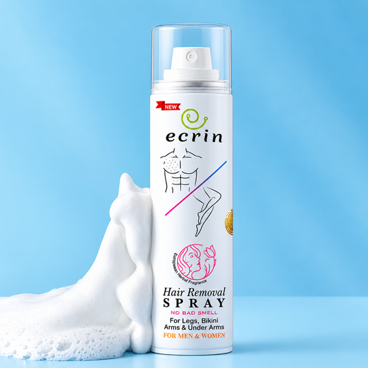 Ecrin Hair Removal Foaming Spray 200ml bottle - original Ecrin Cosmetics Pakistan, ZEDSHOPPE®