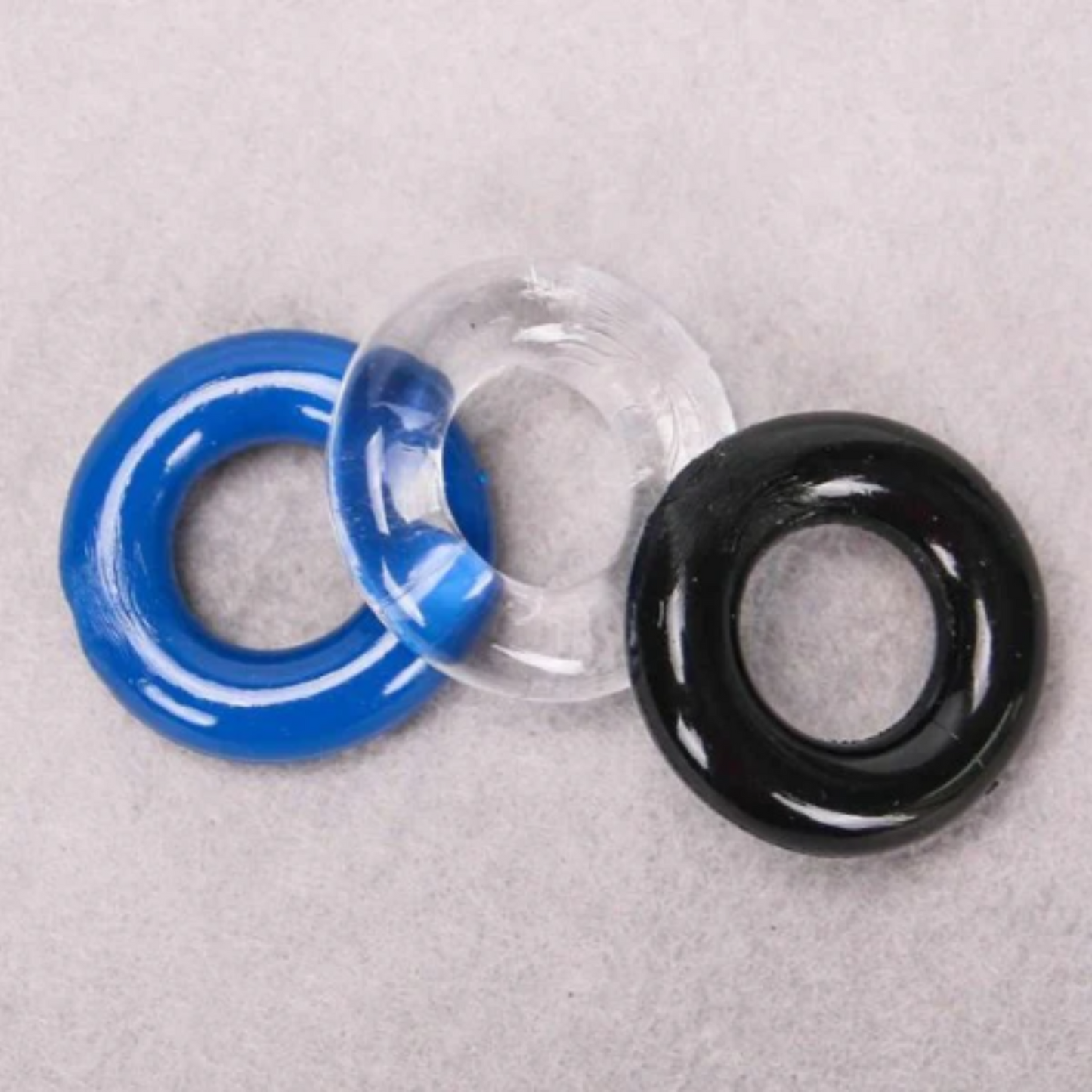 Feel - Silicon Pleasure Rings - Pack of 3 - ZEDSHOPPE