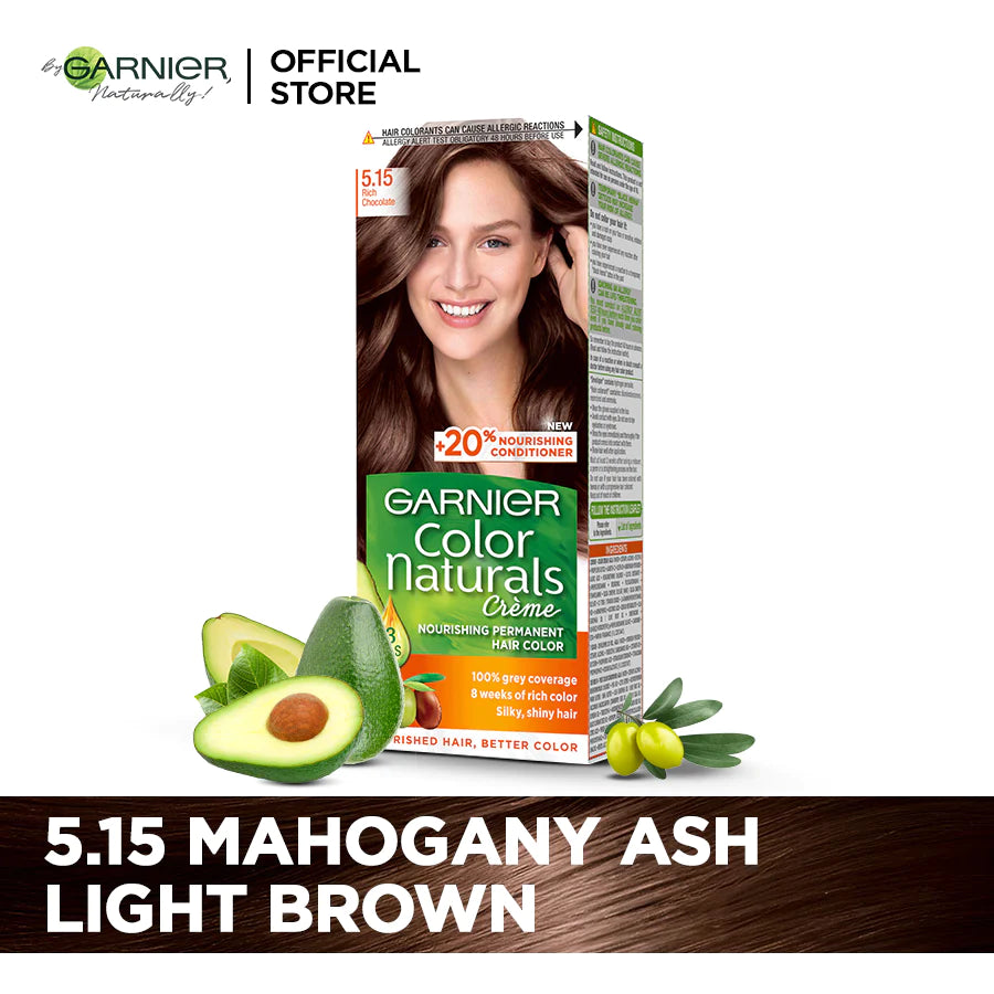 Garnier Color Naturals - 5.15 Mahogany Ash Light Brown