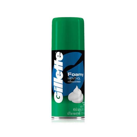 Gillette - Foamy Menthol Shaving Foam 175Gm - ZEDSHOPPE