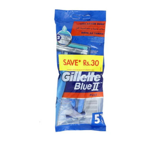 Gillette Blue 2 Razor Pouch 5'S - ZEDSHOPPE