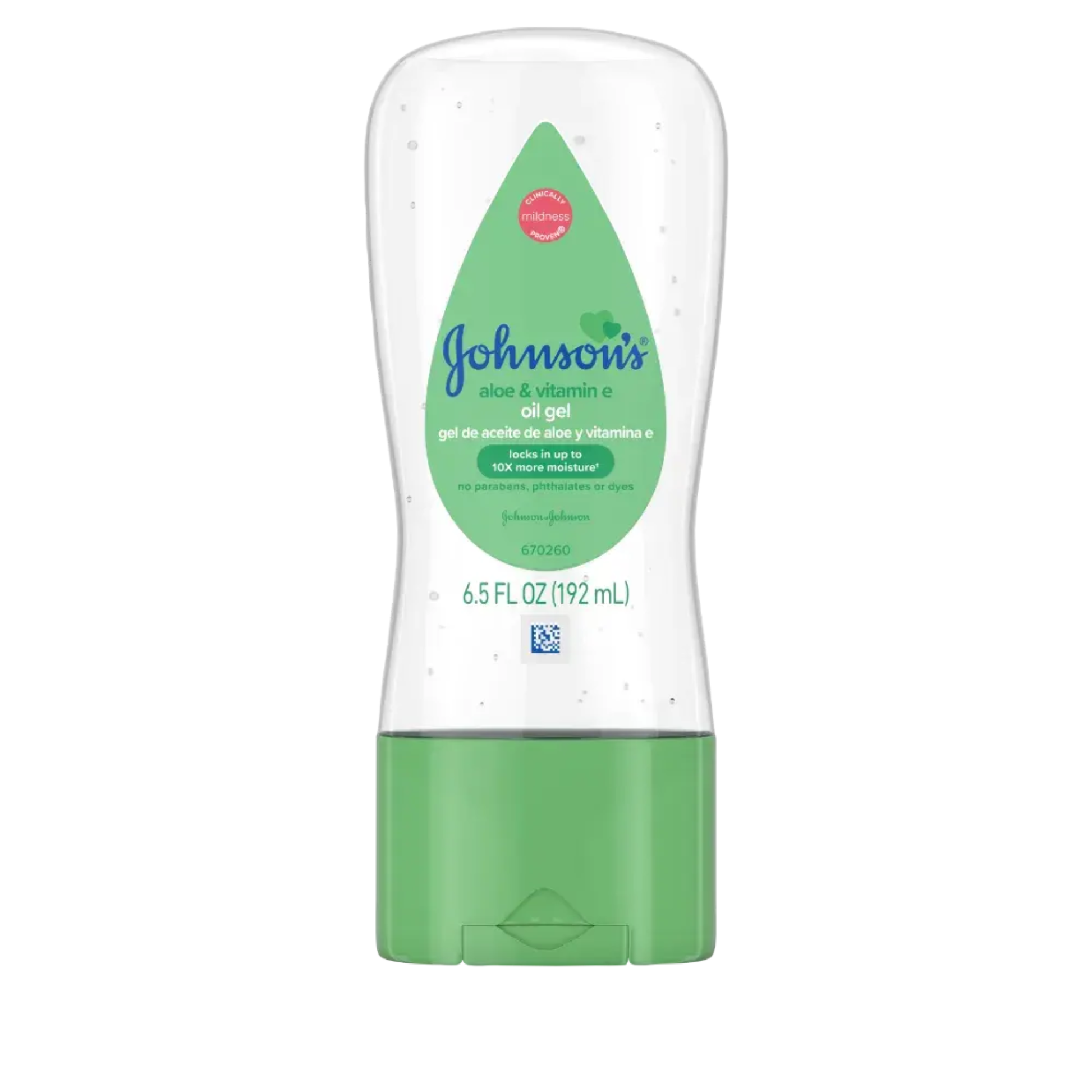 JOHNSON’S® Aloe And Vitamin E Baby Oil Gel - 192ML - ZEDSHOPPE.