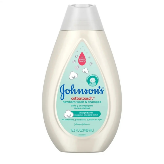 JOHNSON'S Cotton Touch™ Newborn Wash & Shampoo - 400ML - ZEDSHOPPE.