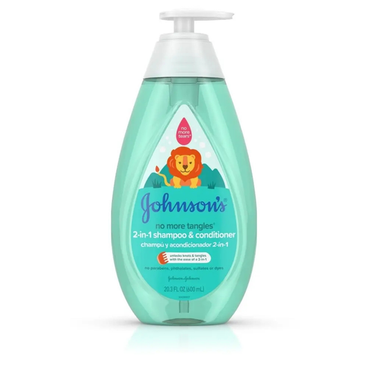 JOHNSON'S No More Tangles® 2-in-1 Shampoo & Conditioner - 600ML - ZEDSHOPPE.