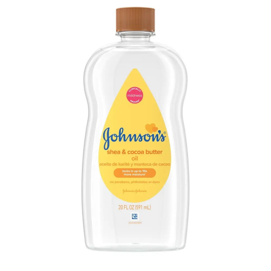 JOHNSON'S Shea & Cocoa Butter Baby Oil - 591ML - ZEDSHOPPE.