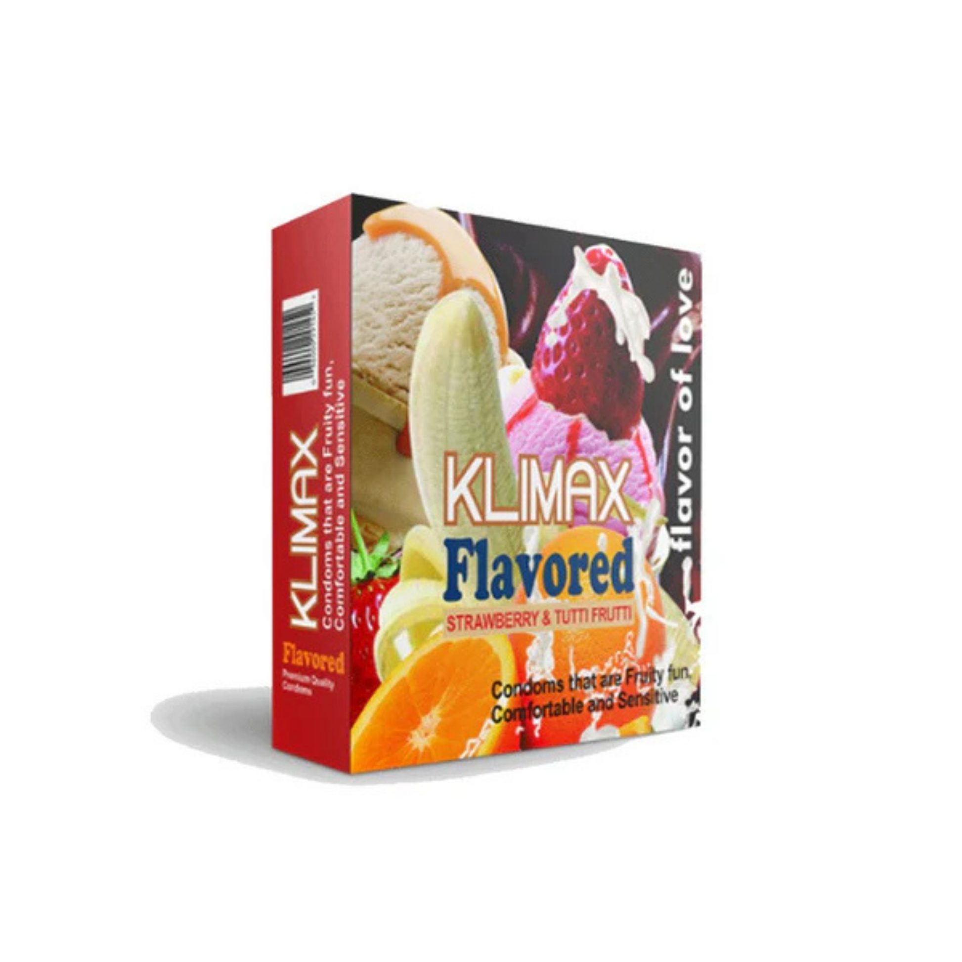 Klimax Flavored TuttiFrutti Condoms Pack of 2 box - ZEDSHOPPE® - Pakistan