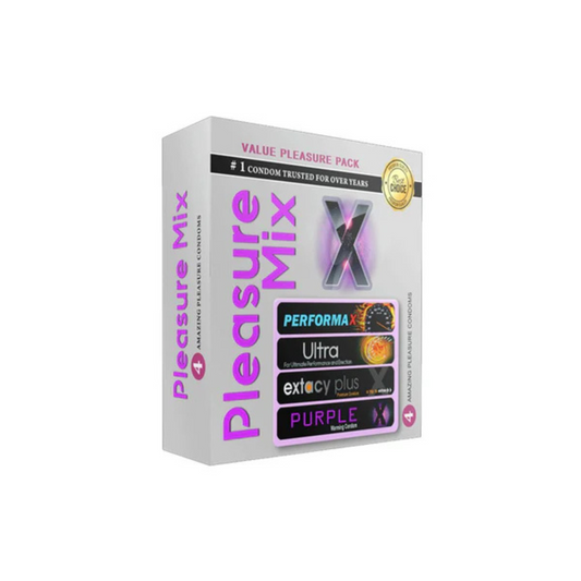 Klimax X Pleasure Mix Condoms - Pack of 4 - ZEDSHOPPE