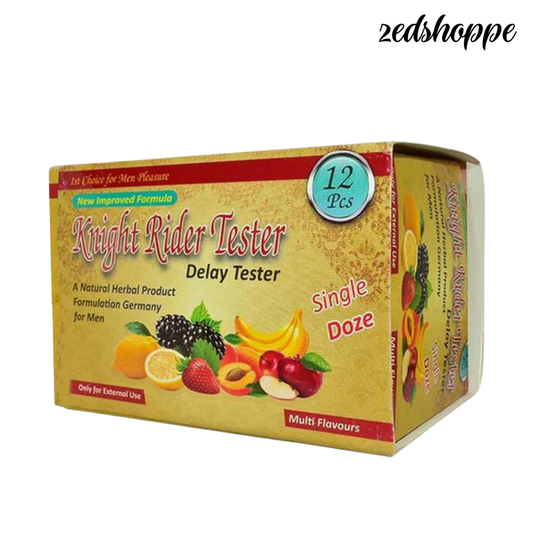 Knight Rider Delay Tester - Delay Oil Mix Flavors For Men - 12's (Box) - ZEDSHOPPE.