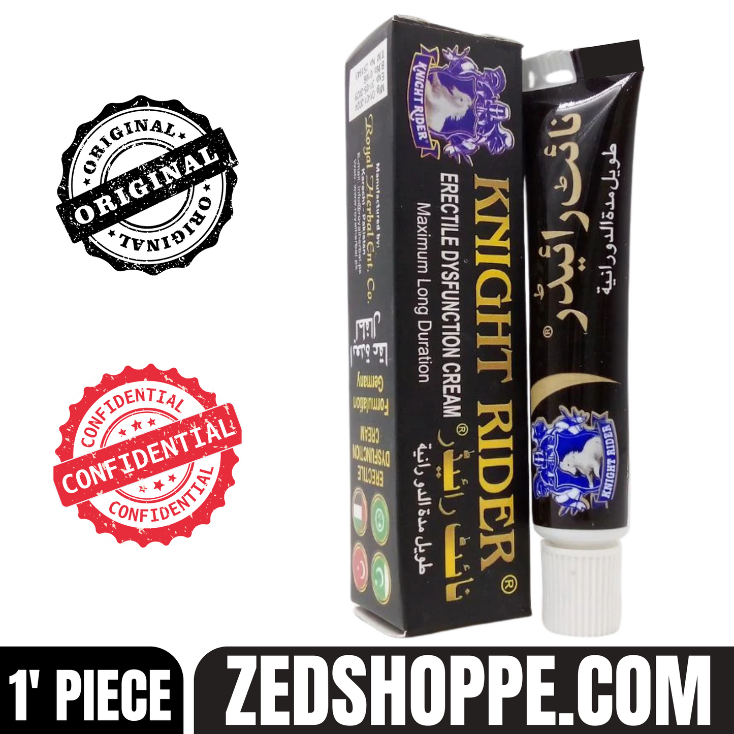 Knight Rider Men Delay Cream - Royal Herbal Ent. Co - ZEDSHOPPE