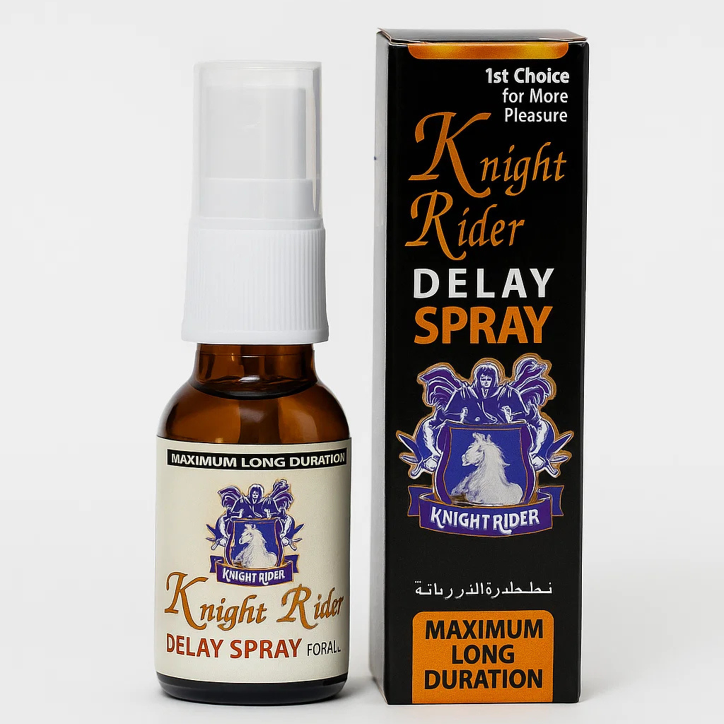 Knight Rider Men Delay Spray 35ML - Royal Herbal Ent. Co - ZEDSHOPPE.COM.