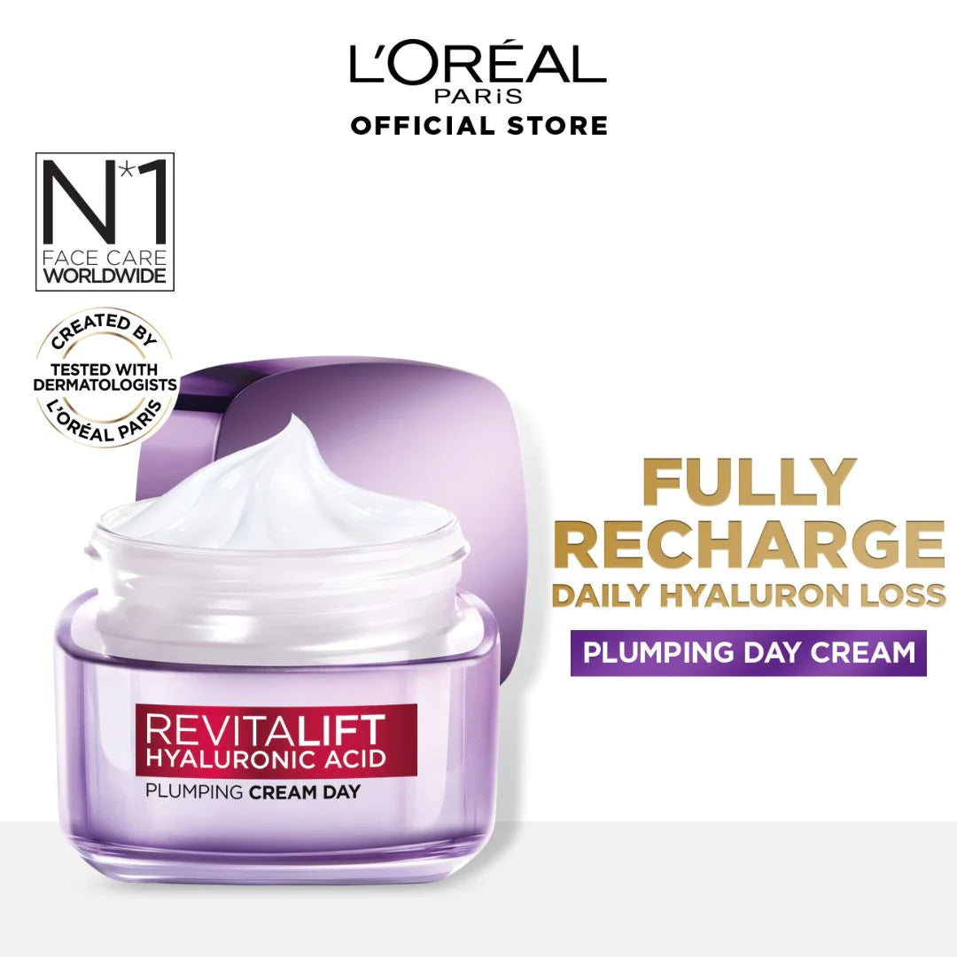 LOreal Paris Revitalift Hyaluronic Acid Plumping Cream Day 50ml