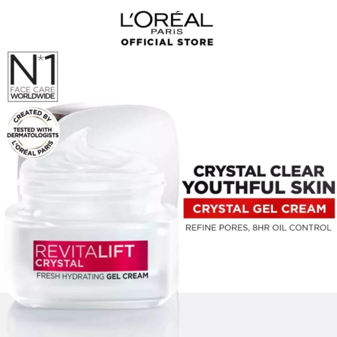 L'Oreal Paris Revitalift Crystal Fresh Gel Cream - 50ml