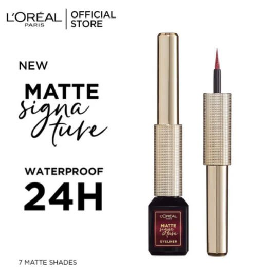 L'Oreal Paris- Matte Signature Liquid Eyeliner 05 Burgundy - ZEDSHOPPE