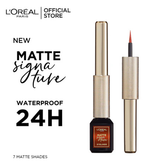 L'Oreal Paris- Matte Signature Liquid Eyeliner 07 Copper - ZEDSHOPPE