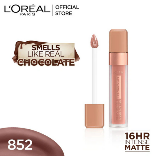 L'Oreal Paris - Infallible Les Chocolats Liquid Lipstick - 852 Box Of Chocolates - ZEDSHOPPE