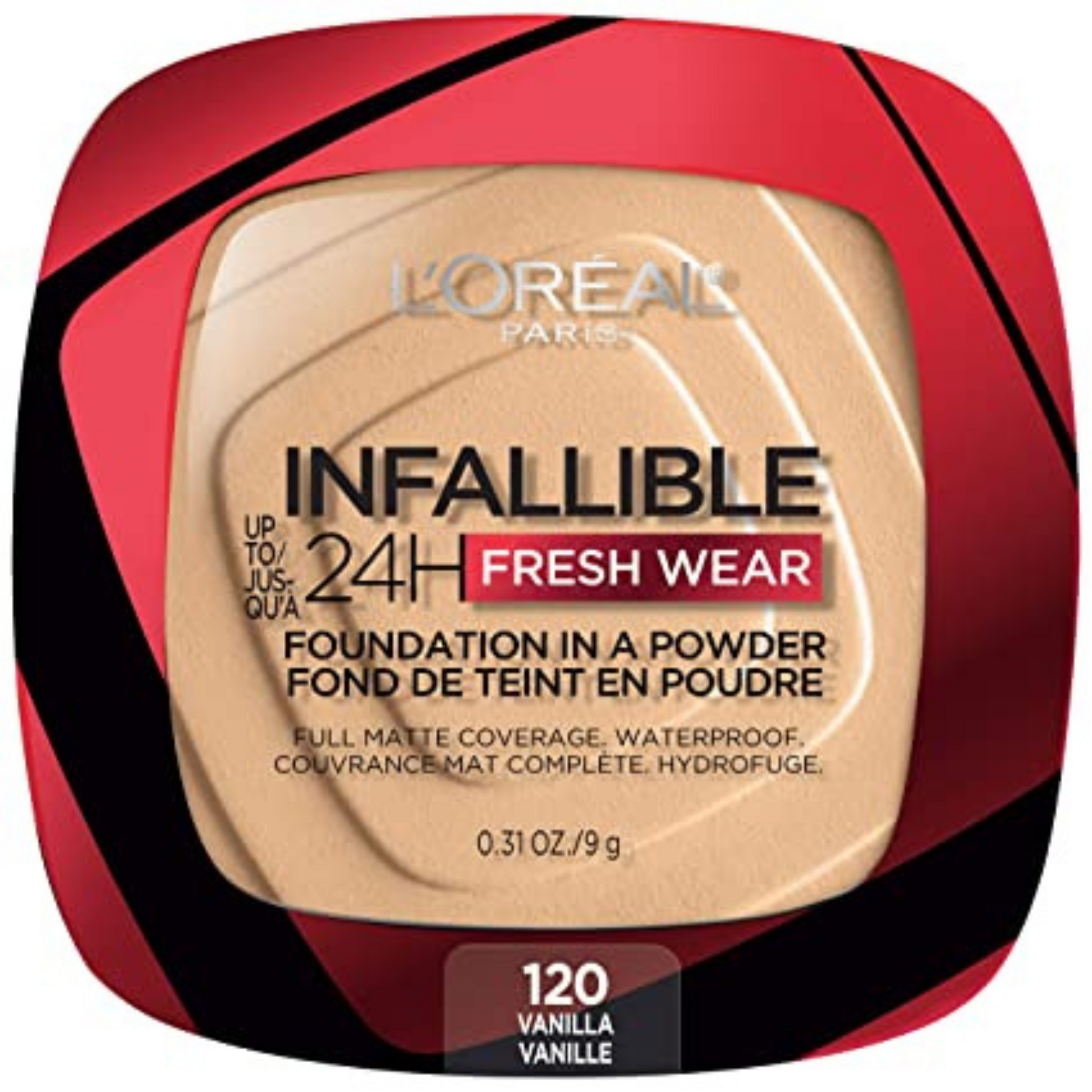 L'Oreal Paris Infallible 24H Fresh Wear Breathable Liquid Foundation in Powder - 120 Vanilla -- ZEDSHOPPE