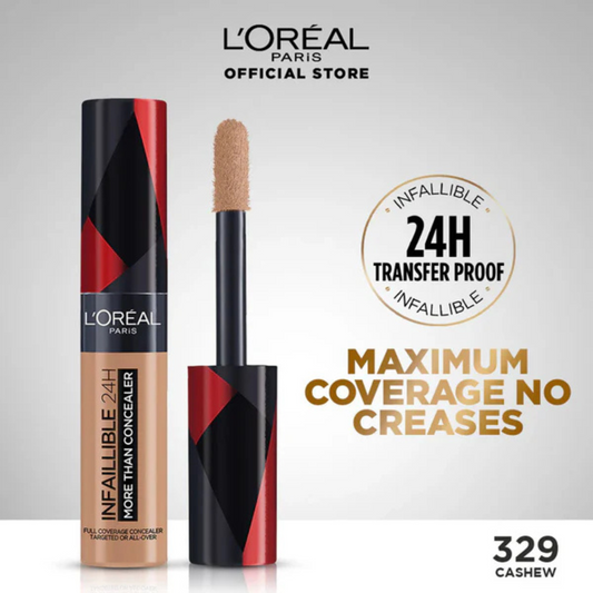 L'Oreal Paris Infallible Full Wear More Than Concealer - 329 Cashew Cajou - ZEDSHOPPE