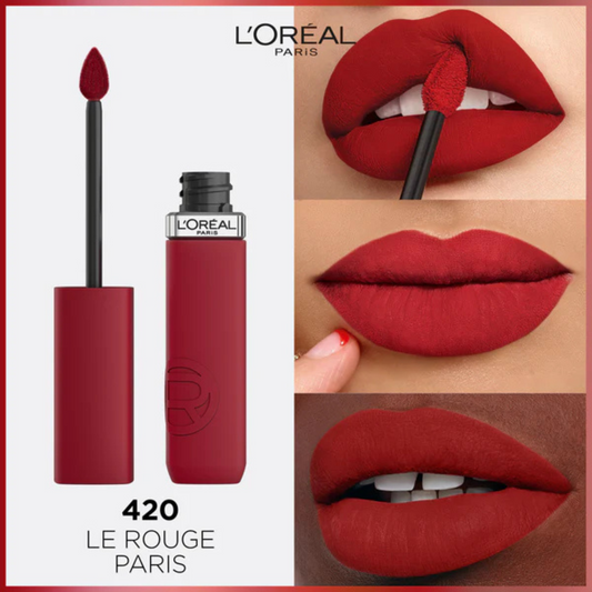 L'Oreal Paris Infallible Matte Resistance 420 Le Rouge Paris - ZEDSHOPPE