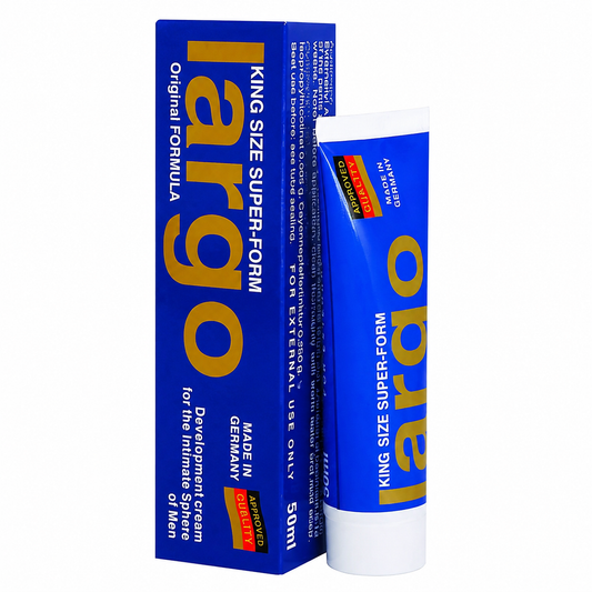 Largo Cream tube - men's wellness product Pakistan