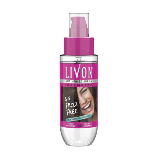 Livon Anti Frizz Serum for All Hair Types 100 ml - ZEDSHOPPE
