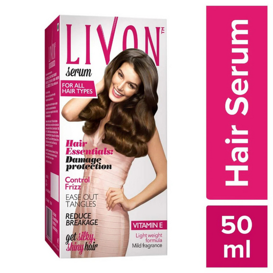Livon Serum For All Hair Types - 50ml - ZEDSHOPPE