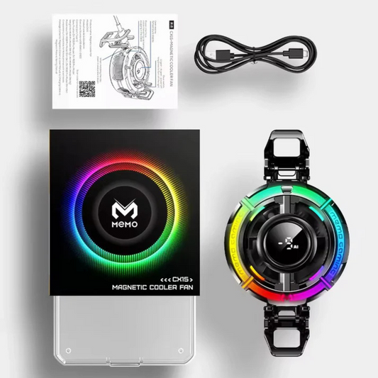 MEMO CX15 RGB Phone Cooler Mobile Radiator for Gaming - ZEDSHOPPE