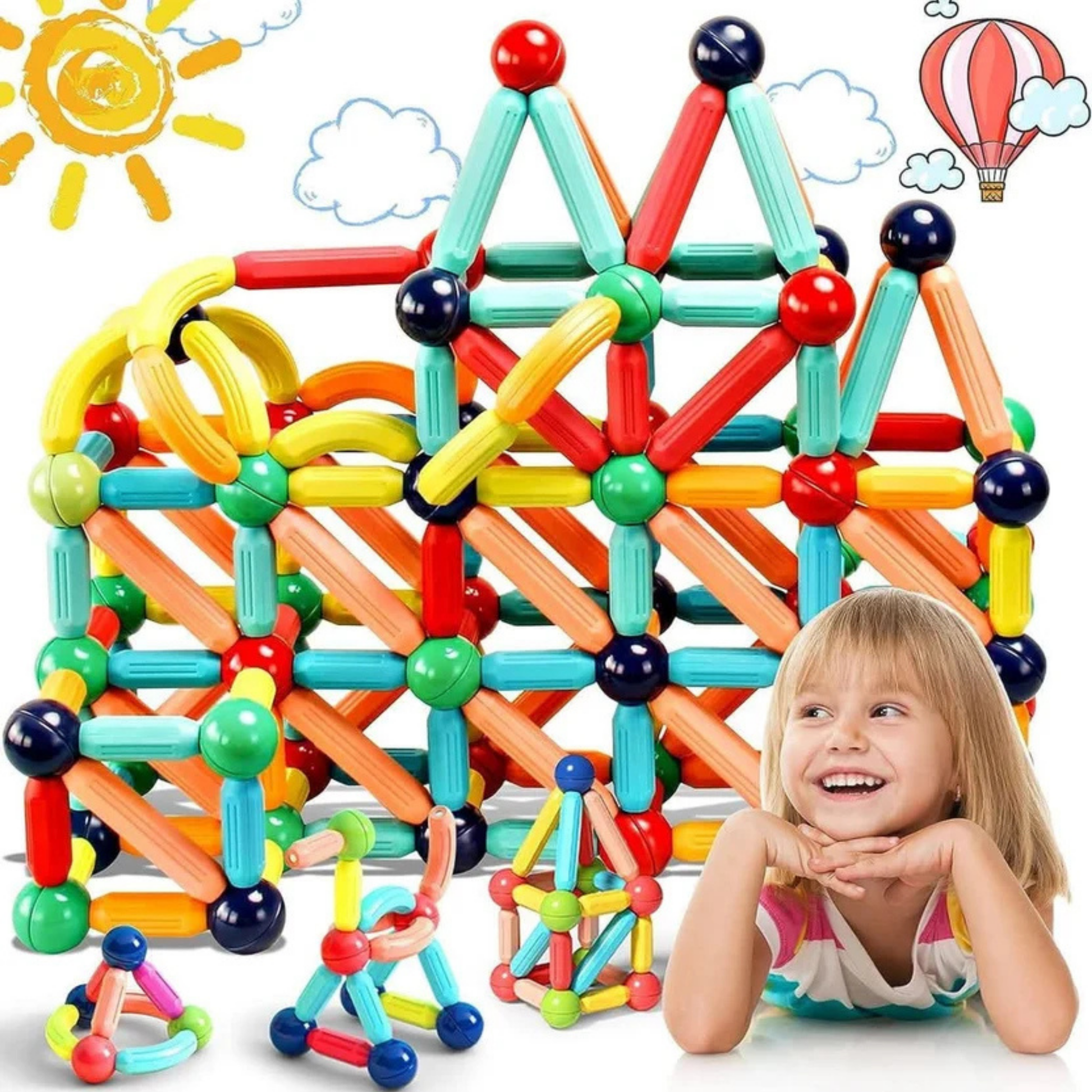  Magnetic Building Sticks - zedshoppe.com