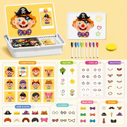Magnetic Face Puzzle Game, zedshoppe.com