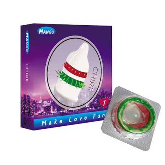 Mango Chirk Condom - 1 Pcs - ZEDSHOPPE