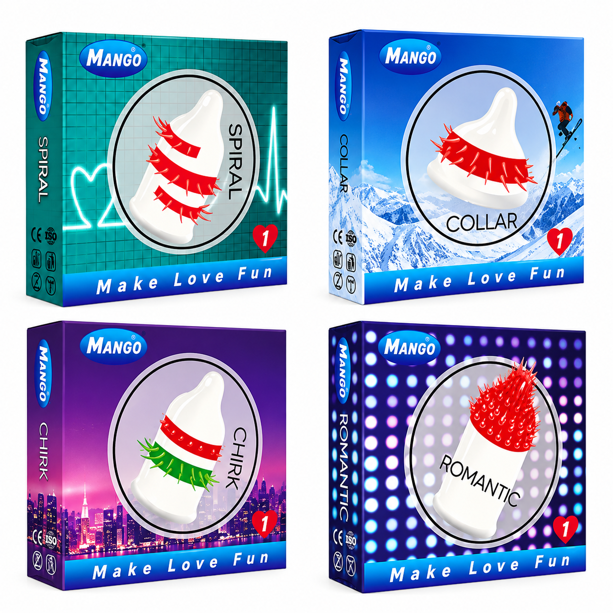 Mango Condoms 4s pack Pakistan - ZEDSHOPPE®