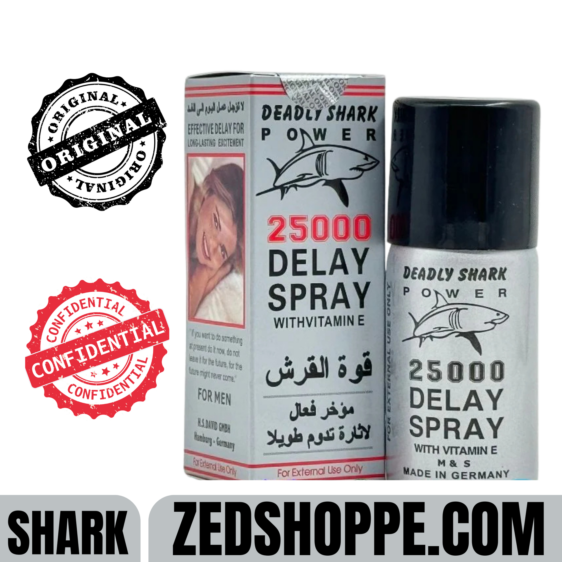 MenDeadlySharkPower25000DelaySpray-ZEDSHOPPE.