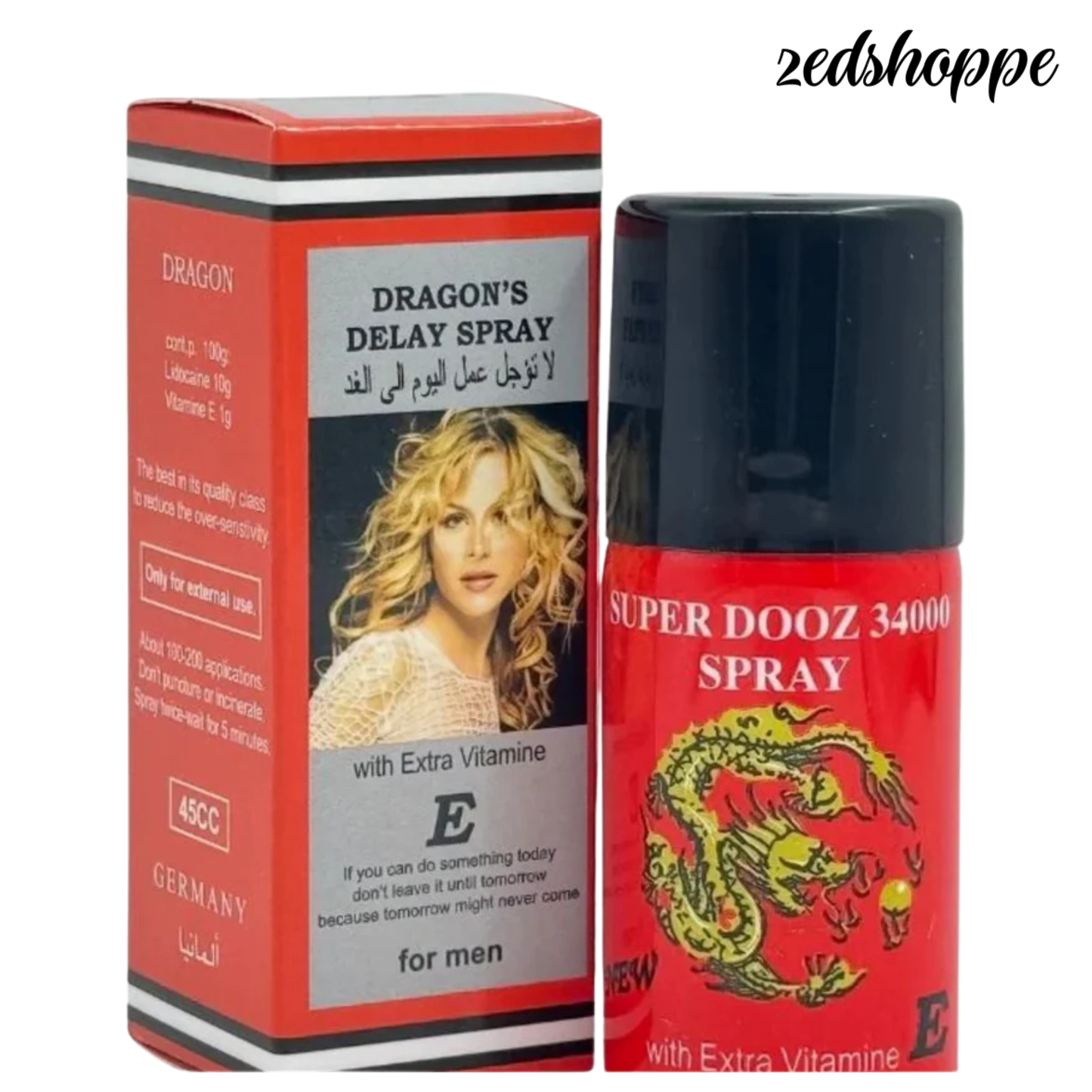 Men Dooz Dragon 34000 Delay Spray - ZEDSHOPPE