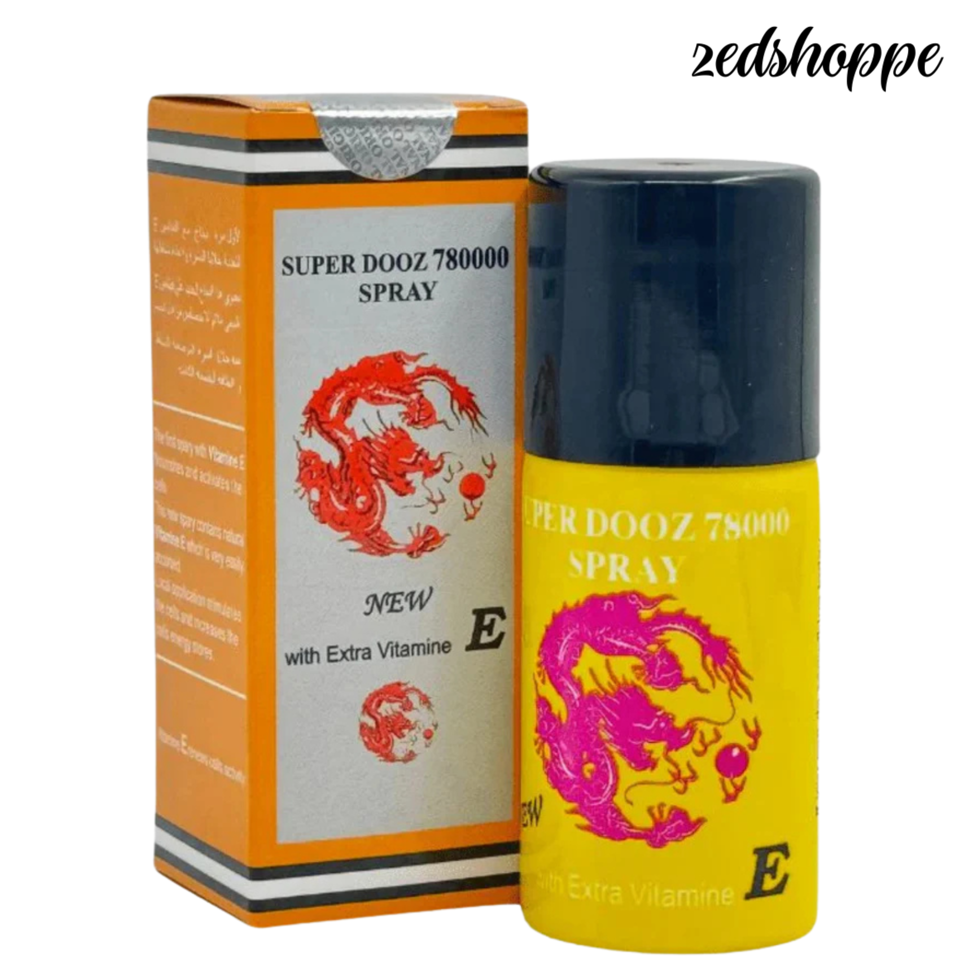 Men Dooz Dragon 780000 Delay Spray Extra Vitamin E - ZEDSHOPPE.
