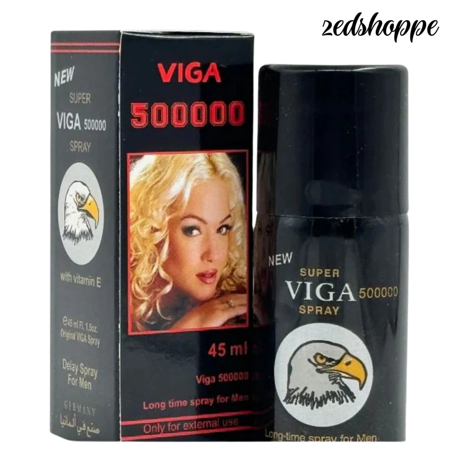 Men Viga 500000 Delay Spray Extra Strong  - ZEDSHOPPE - Black