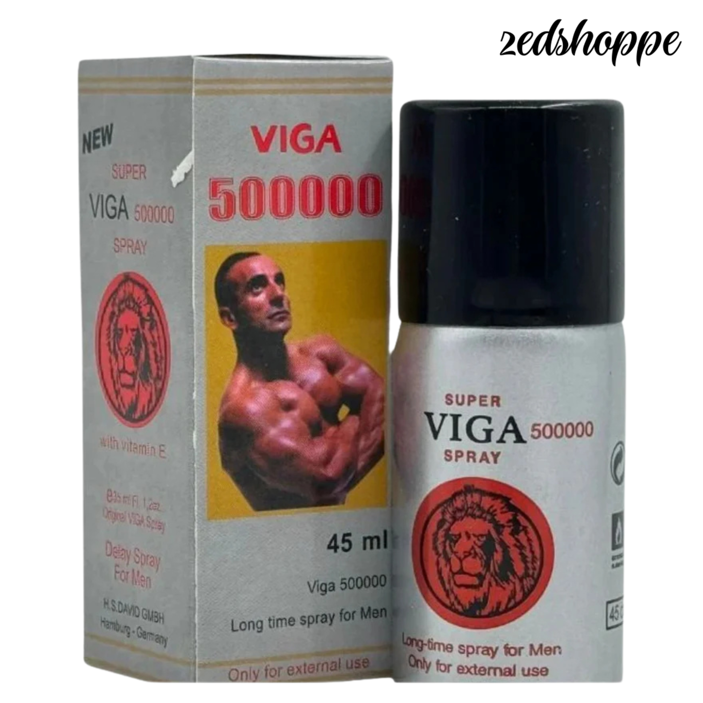 Men Viga 500000 Delay Spray Extra Strong  - ZEDSHOPPE - Silver