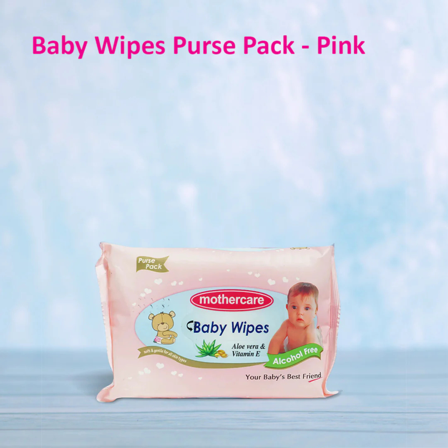 Mothercare Baby Wipes Purse Pack Pink - ZEDSHOPPE