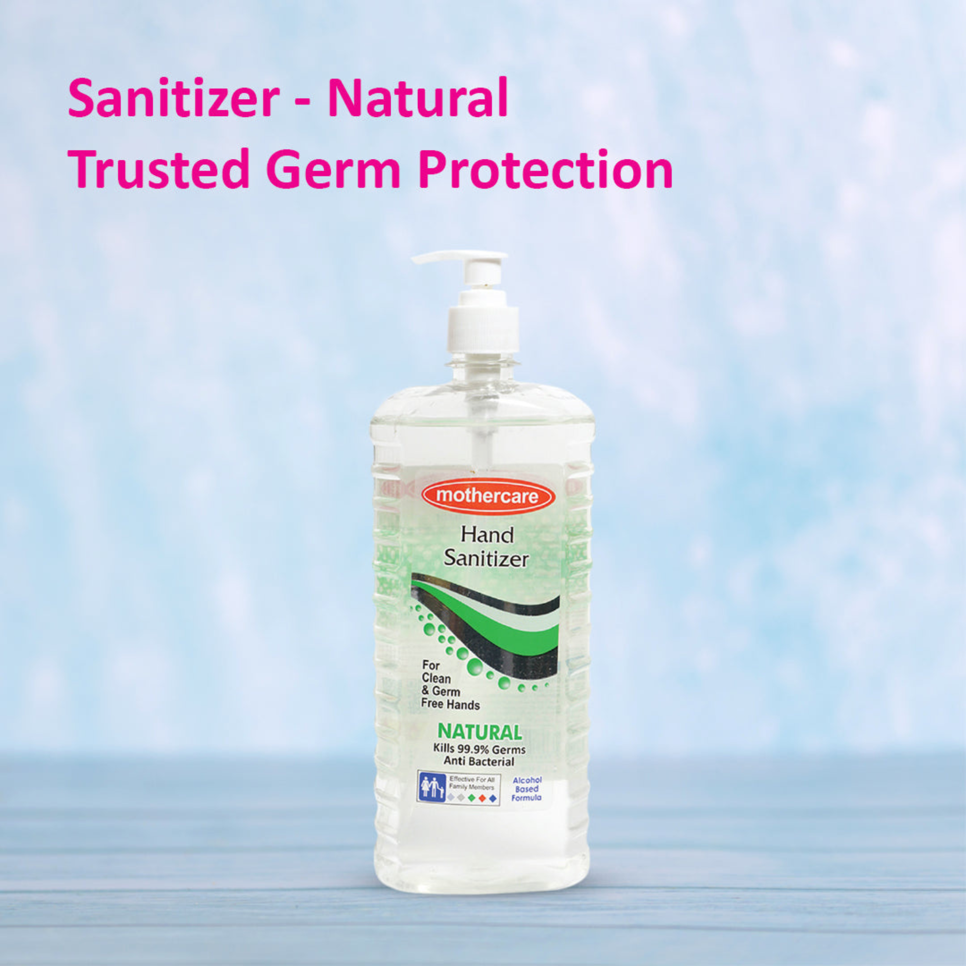 Mothercare Sanitizer Natural Trusted Germ Protection -- ZEDSHOPPE
