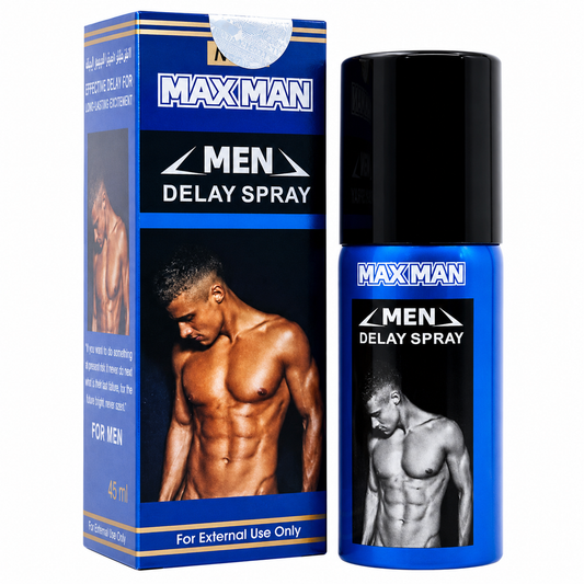 New Maxman Blue Delay Spray bottle. German import formula Pakistan