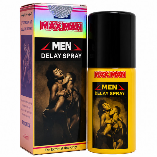 New Maxman Golden Delay Spray bottle. German import formula Pakistan