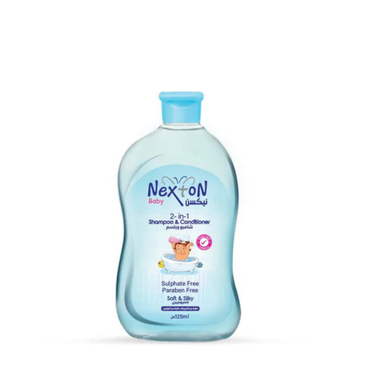 Nexton Baby 2 in 1 Shampoo & Conditioner - 125ML - ZEDSHOPPE.