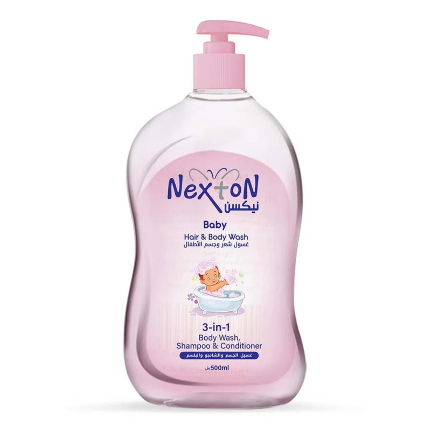 Nexton Baby Hair & Body Wash (3-in-1). 500ML - ZEDSHOPPE.