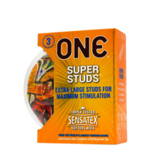 ONE Super studs Condoms - ZEDSHOPPE