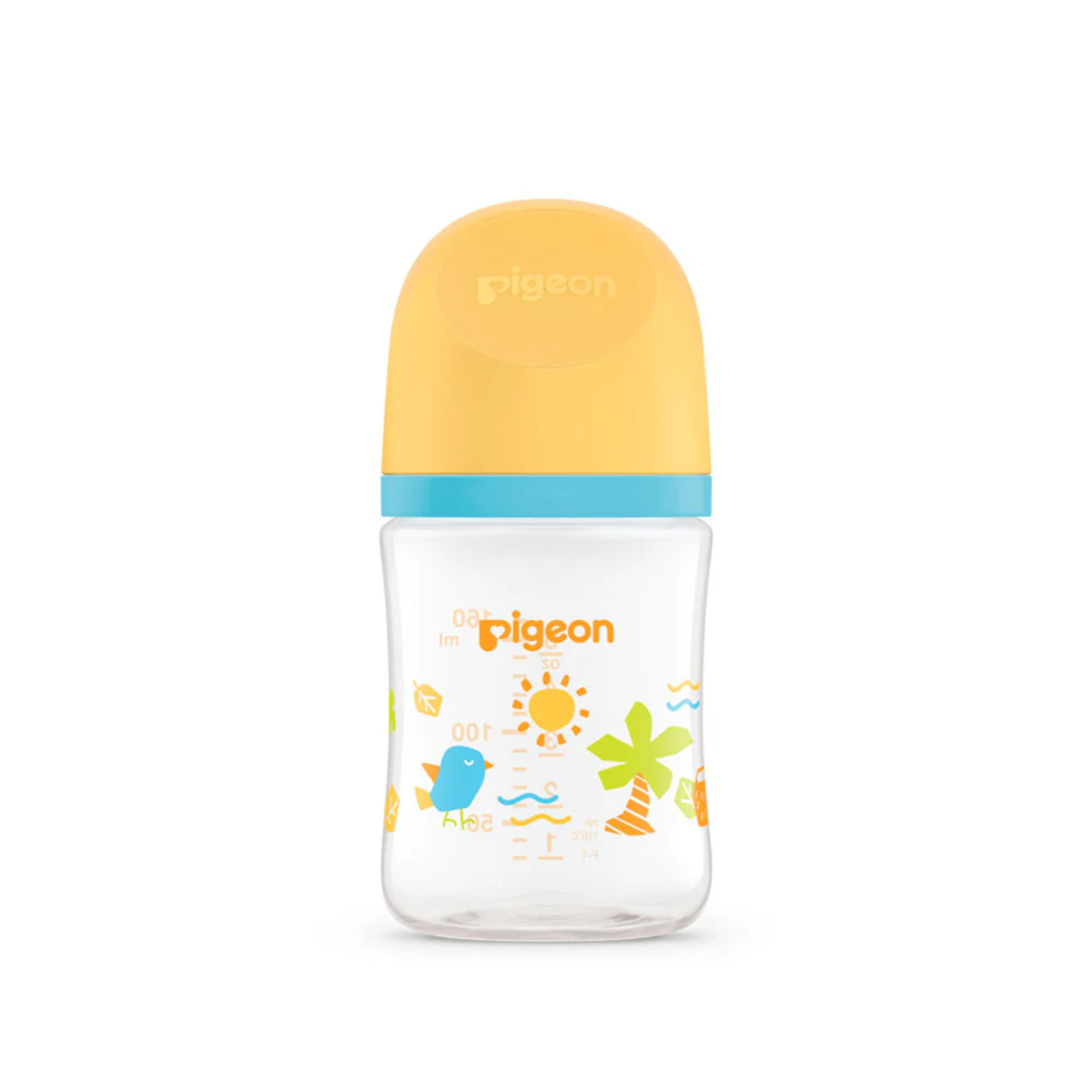 PIGEON SAFE & DURABLE NEWBORN NURSING BOTTLE 160ML - ZEDSHOPPE