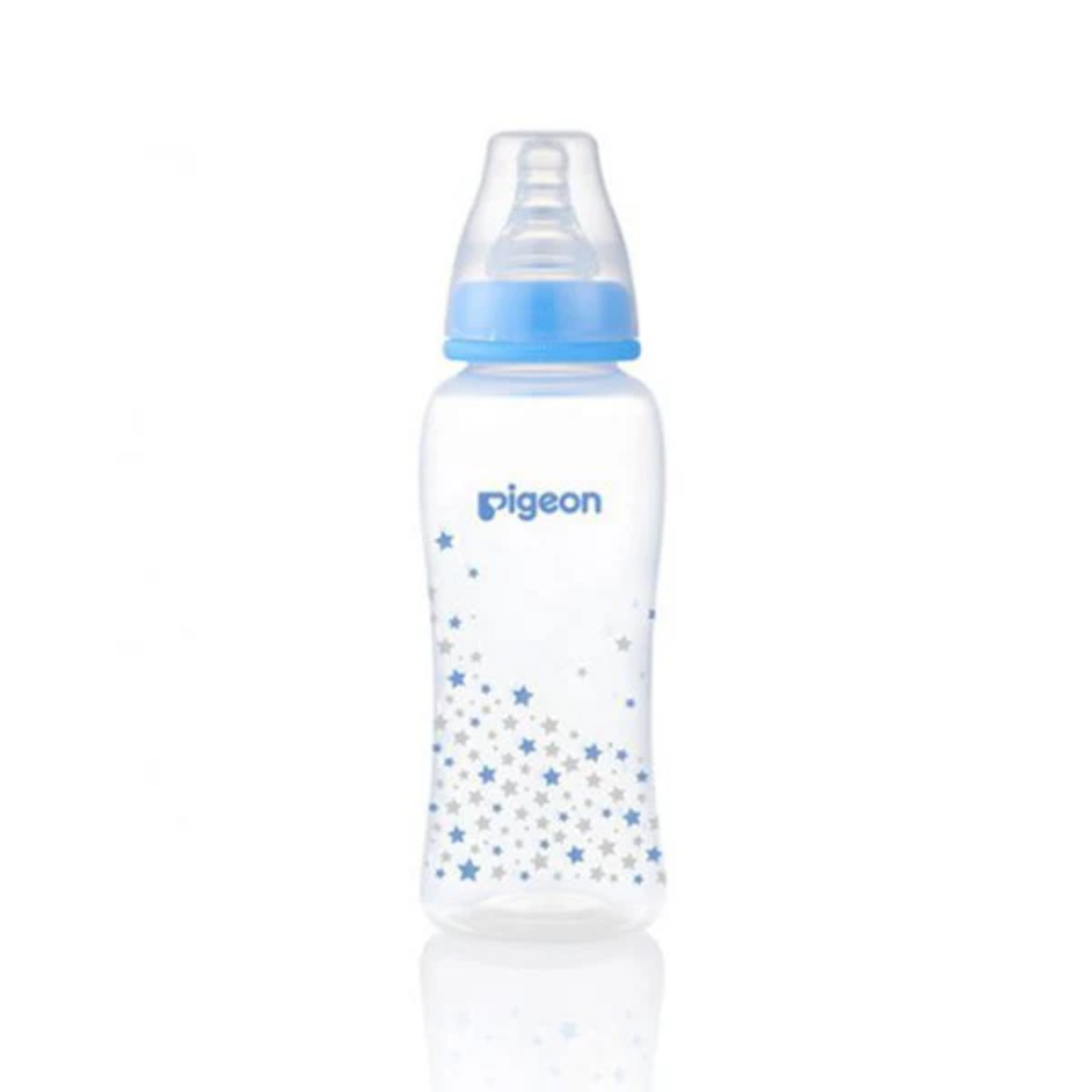    PIGEON STANDARD NECK NURSING BOTTLE WITH PERISTALTIC NIPPLE (PP) 250ml -- ZEDSHOPPE