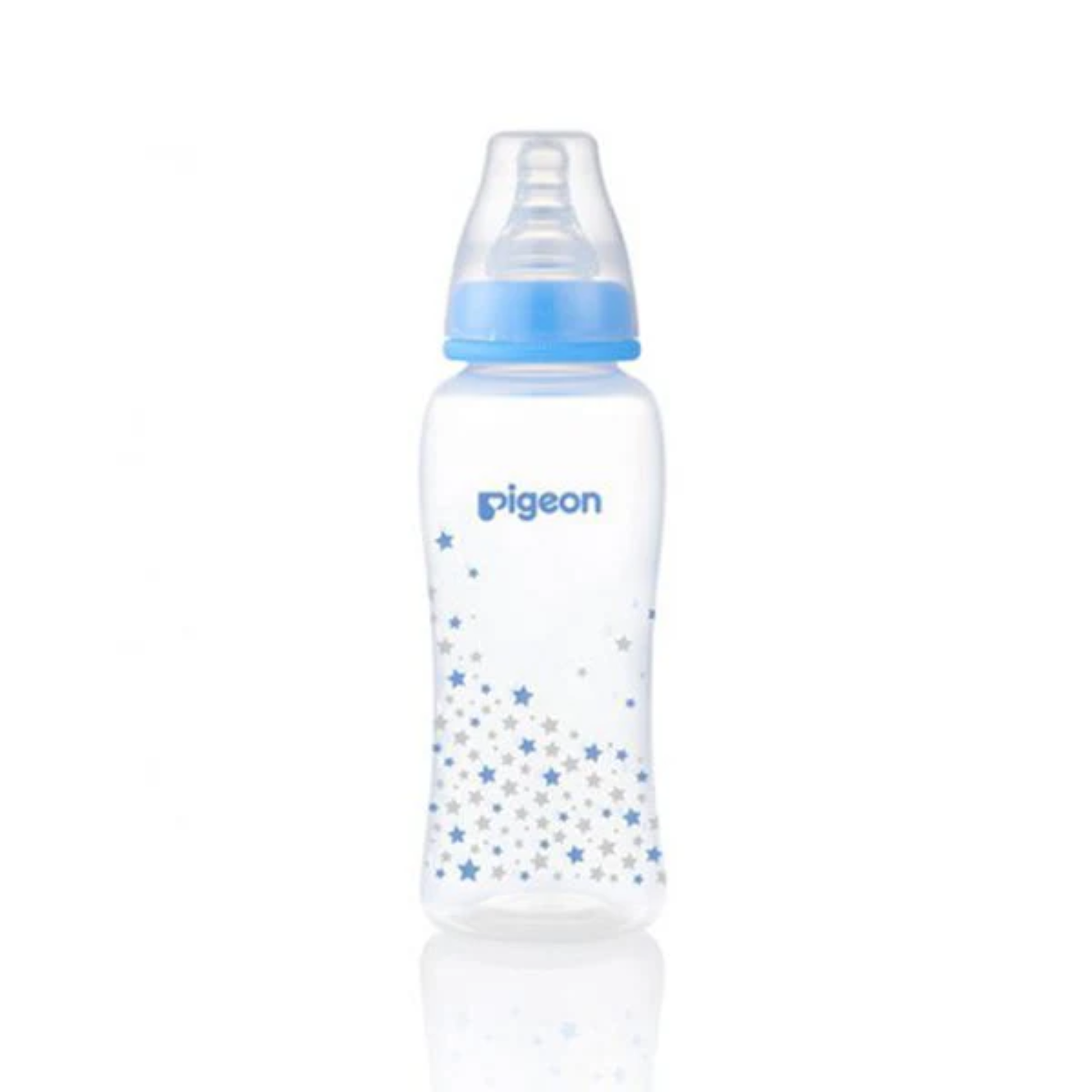    PIGEON STANDARD NECK NURSING BOTTLE WITH PERISTALTIC NIPPLE (PP) 250ml -- ZEDSHOPPE