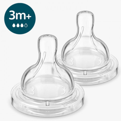 Philips Avent Anti Colic 3m+ Nipple Pack of 2 -- ZEDSHOPPE