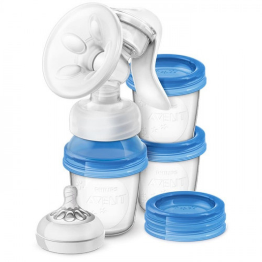 Philips Avent Manual Breast Pump With 3 Cups - ZEDSHOPPE