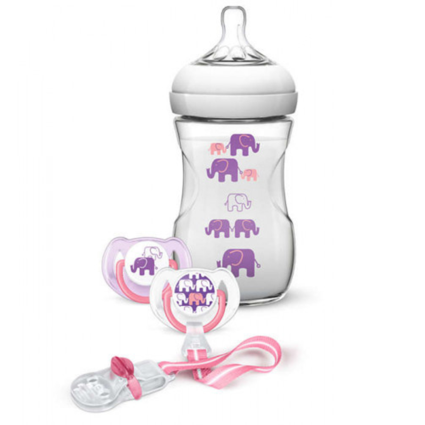 Philips Avent Natural 260ML Elephant Design Gift Set - ZEDSHOPPE
